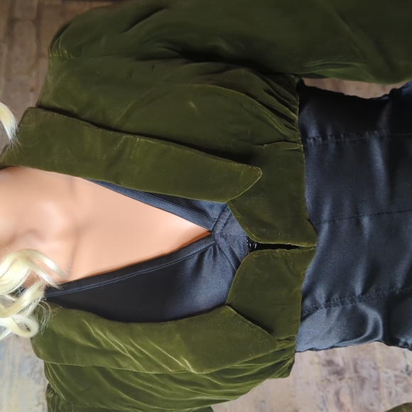Vintage velvet cropped jacket - Picture 7 of 16